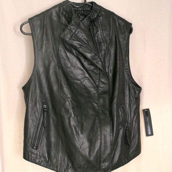 Preston & York Jackets & Blazers - 🔥 🆕Genuine Leather Moto Vest